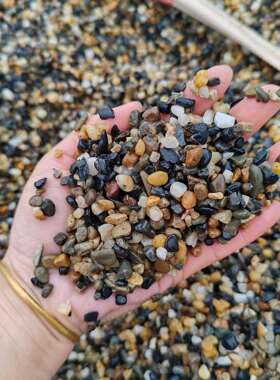 豆石滤地料暖回填蒸房小鹅卵底石鱼汗缸造250620景砂铺路小石子卵