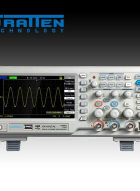 正品 示波器GA1102CAL 宽屏100M数字存储 双通道usb