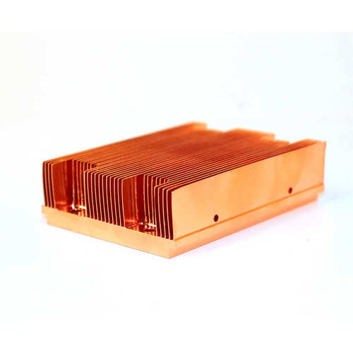 厂家定 制高密齿铜散热片 数控铲齿散热器 铲片散热器 铲齿散热片