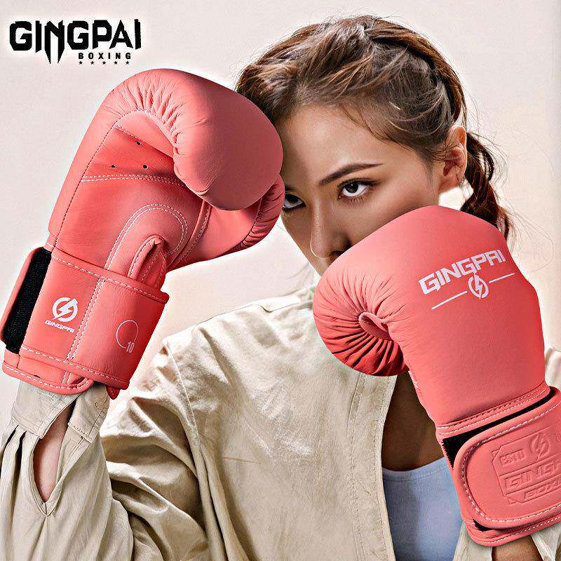 专业拳击手套成人男女散打搏击格斗超纤皮拳套打沙袋训练加厚实战