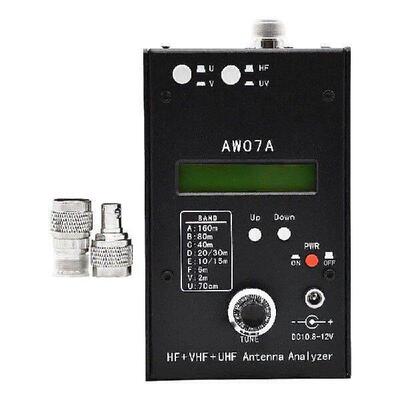 HF/VHF/UHF AW07A 1.5-470MHZ 160M Impedance SWR Antenna