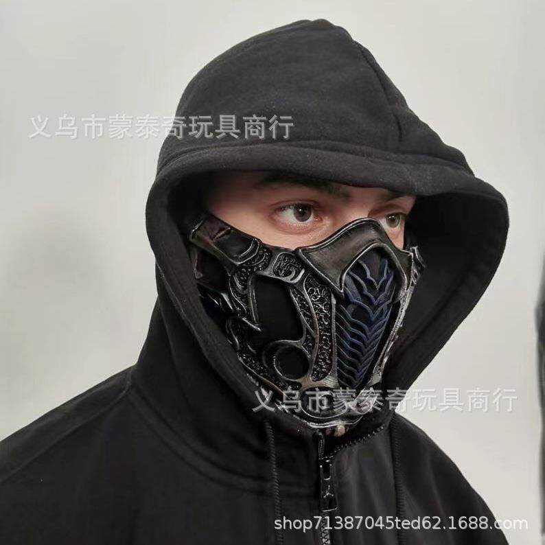 厂家现货直供2021Mortal Kombat 零度/蝎子面具真人快打角色面具