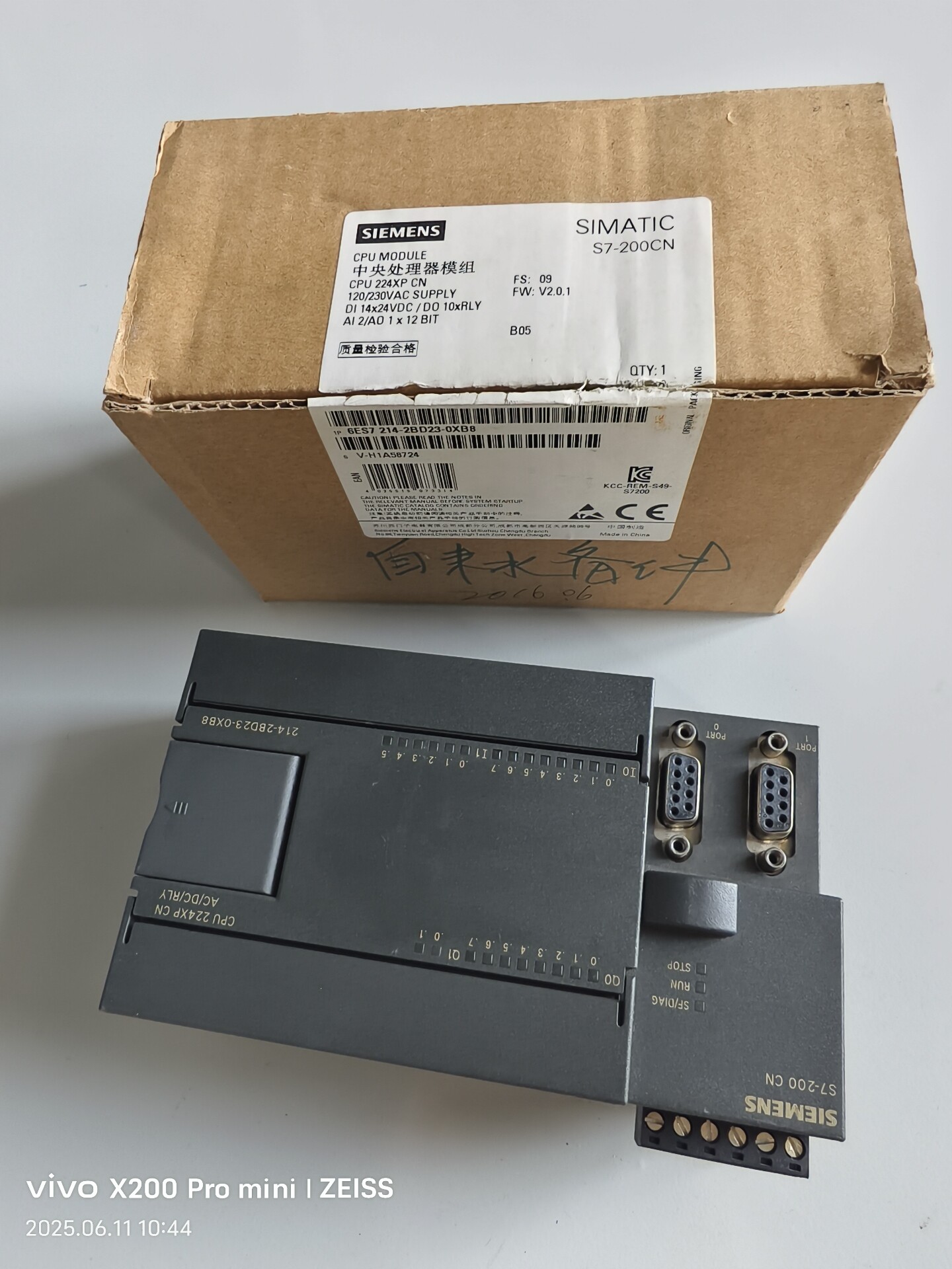 西门子S7-200CN CPU模块 6ES7 214-2BD