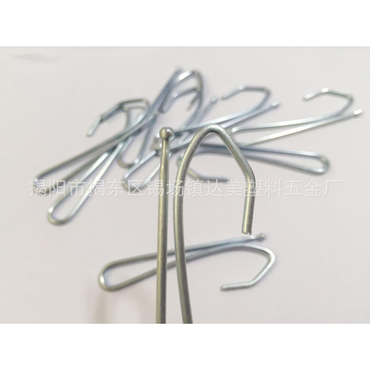 窗帘S型单勾 电镀防锈布带 不锈钢配件窗帘叉勾 一件6000个装