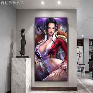 海贼王挂画娜美女帝罗宾动漫墙画航海王装饰画儿童房卧室卡通壁画
