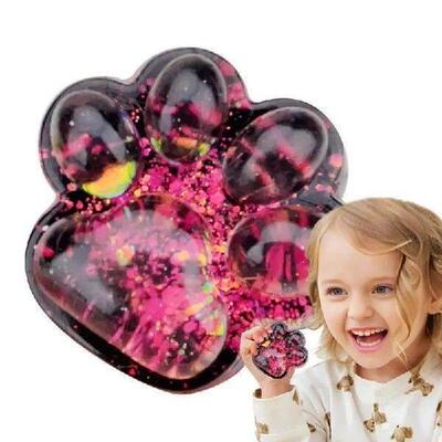 Cartoon Decompressions Sticky Cat Feet Kids Squeeze Sensory