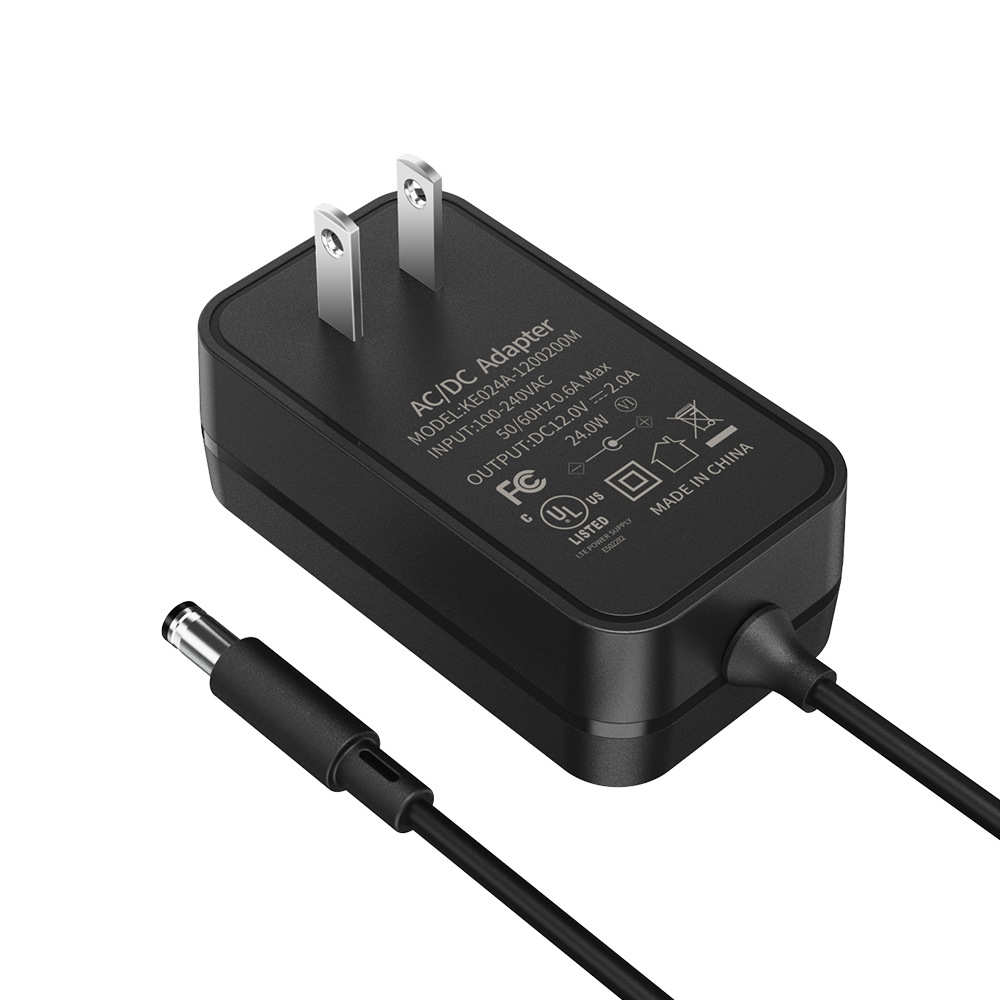 厂家现货12V2A适配器  3C/UL/CE/KC认证 LED灯带摄像头电源适配器