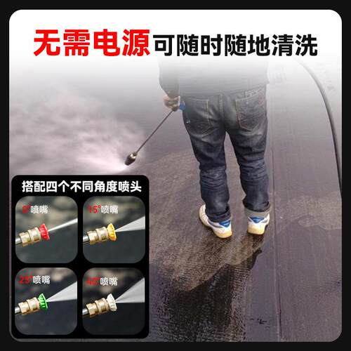 柴油高水枪188洗机清洗汽油大功压率水泵管道疏通机水老鼠污车水