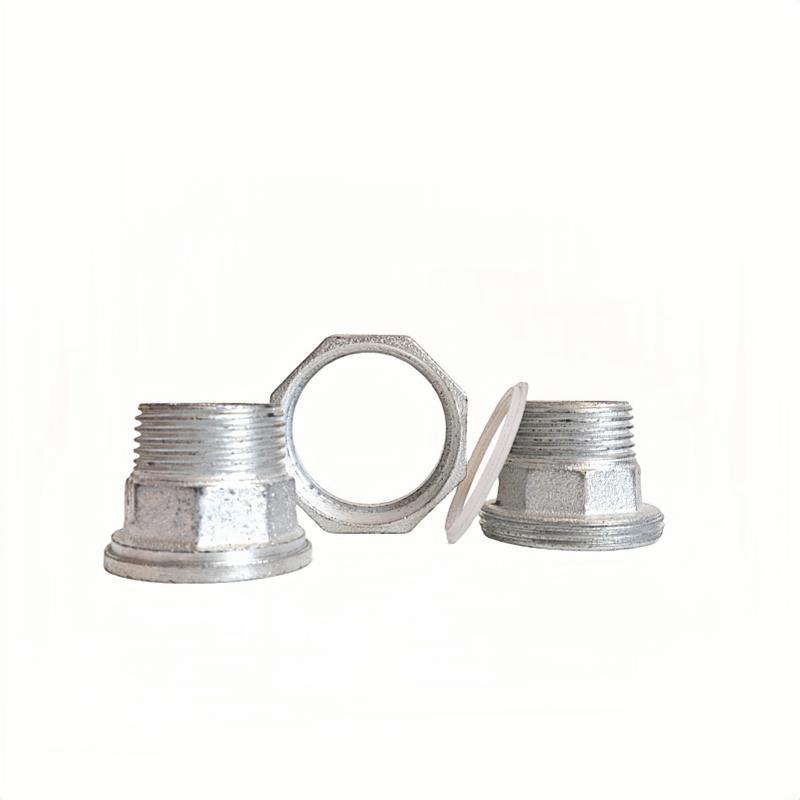 镀锌接头双外丝油仁Dn15-40铸铁马钢管件螺纹花纹齿加厚接头