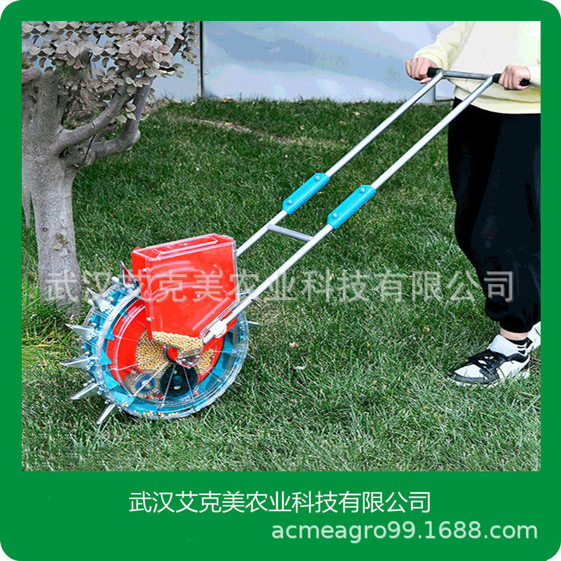 手推式16嘴播种机大豆花生玉米播种器高粱豌豆豆角旱稻棉花点播机