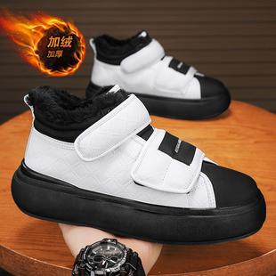 保暖户外棉靴加绒加厚保暖魔术贴棉鞋 防水防滑冬季 新款 雪地靴冬季