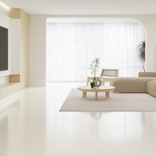 直销新款瓷砖800x800亮光奶油白客厅地砖卧室柔光微水泥地板砖奶