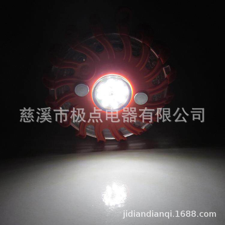 带手电筒照明功能电池LED多功能交通路障安全警示灯信号灯频闪灯