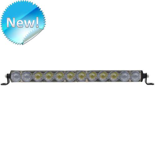 汽车LED长条灯12v24v货车灯前杠中网改装灯车顶灯4D透镜聚光射灯