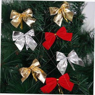 Christmas mini bow Christmas tree wreath accessories圣诞装饰