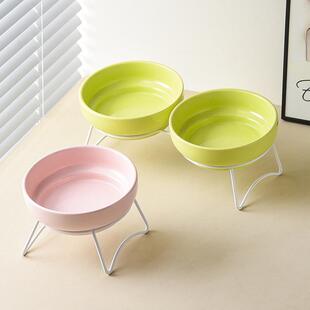 Ceramic Cat Bowl and Dog Bowl Set, Dual Food and Water Bowls