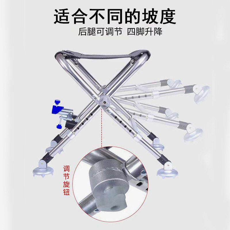 新款直销新款钓椅便携折叠多用途野钓椅钓凳轻便可升降台钓椅马扎