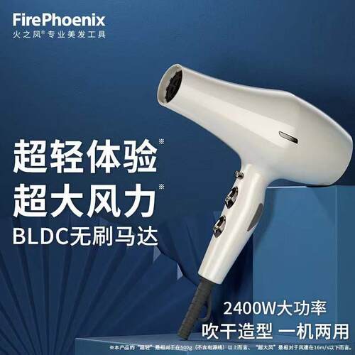 火之凤6200H吹风机理髲店发廊美发型师专用无刷马达2400W吹风机