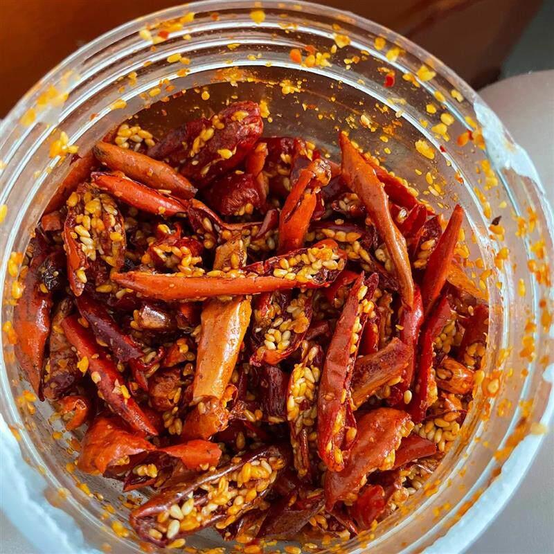 香辣脆贵州特产干吃芝配米粉麻辣芝麻香脆椒油炸小吃酥辣美食瓶装