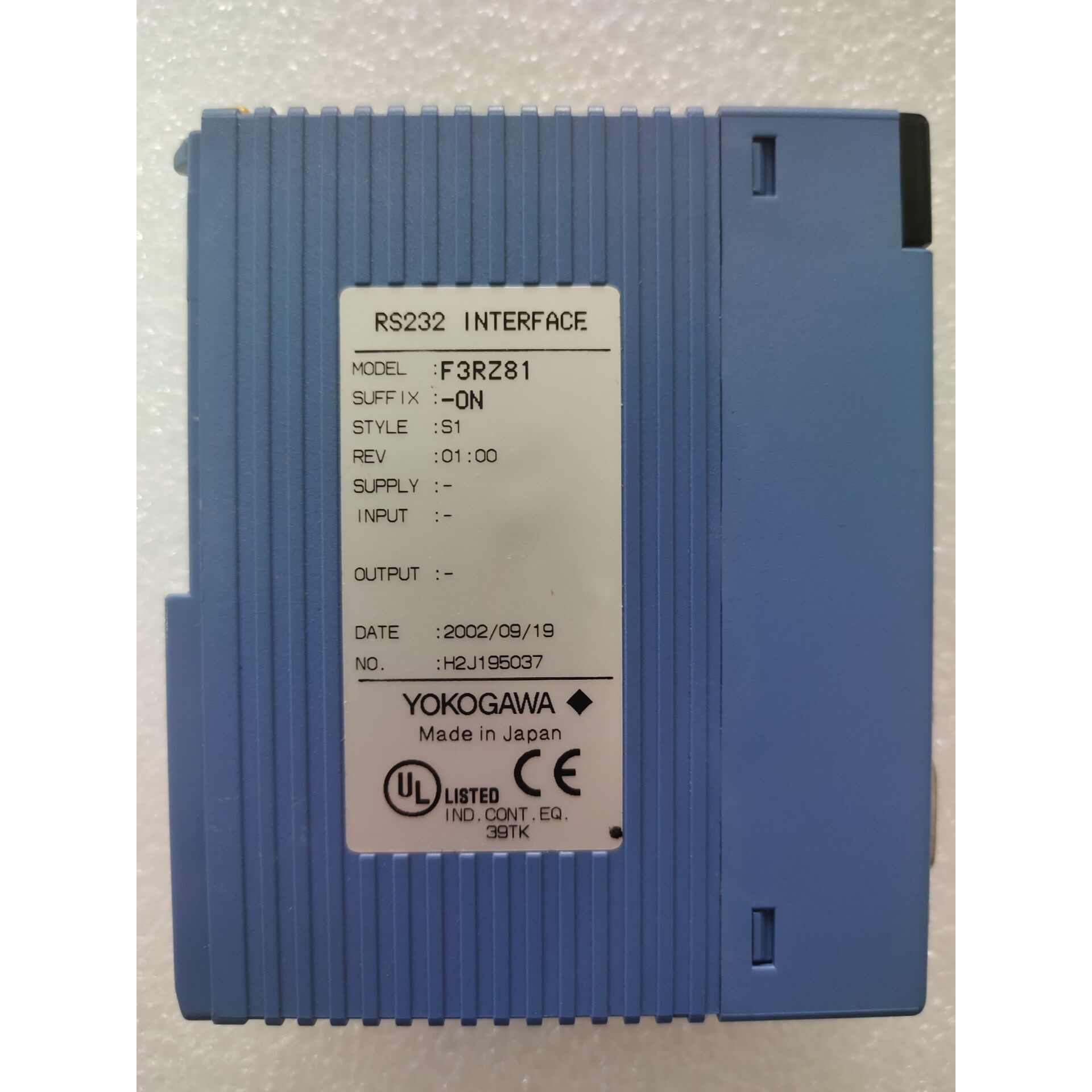 横河 F3RZ81-0N 现货 包功能 实物拍摄