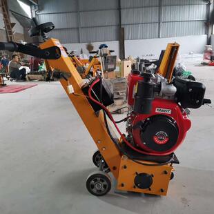 XBJ300型地坪翻新拉毛机 250型186F柴油机动力混凝土地面铣刨机