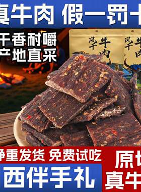 风干牛肉干四川特产手撕风干蚝牛肉孕妇解馋追剧零食非内蒙古牦牛