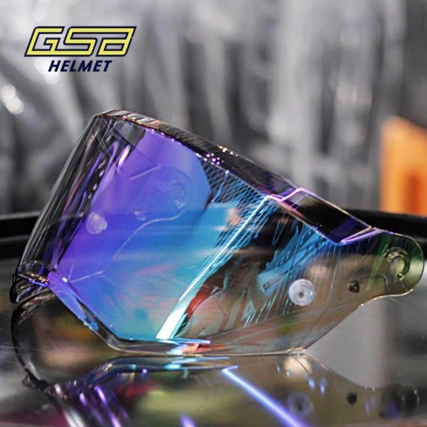 GSB XP22头盔镜片原厂正品拉力盔专用越野摩旅高清高透日夜款风镜