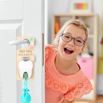 1 Set With Bag Tooth Door Hanging Pendant Hanging Wear