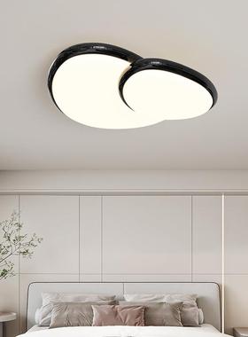 厅客吸顶14178灯现石代简约奶油风鹅卵大主灯全光谱护眼卧室房间