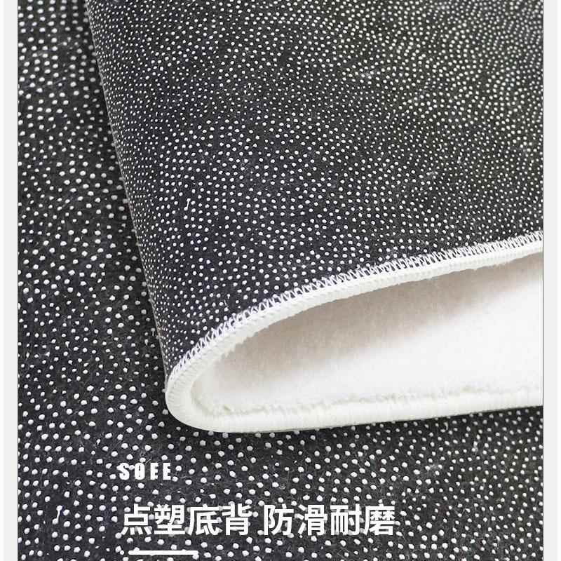 现代纹简约地毯条日韩式极简联系客服卧廊室客厅床边沙发茶意几衣