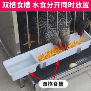 不锈钢板鸡笼蛋鸡养殖o笼鸡笼子家用室外防风雨笼大号特大自动出