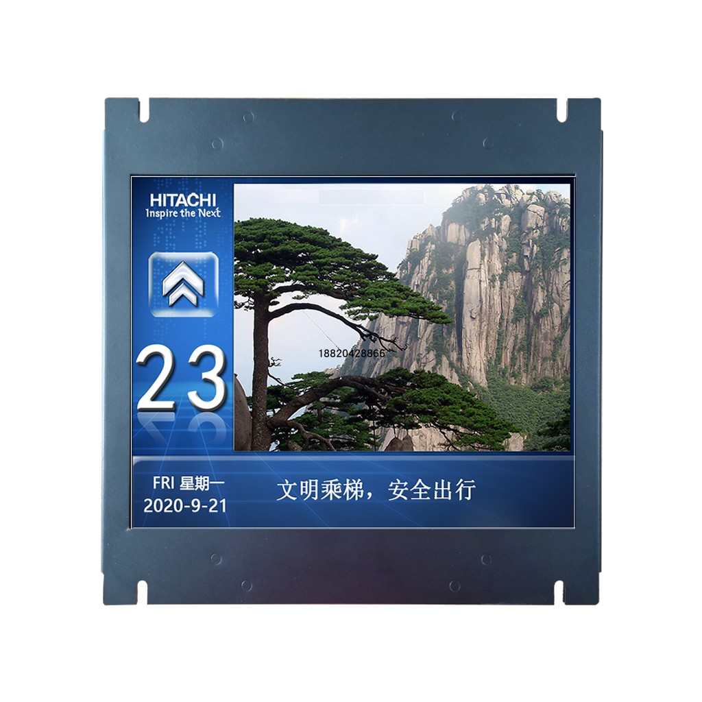 原厂日立奥的斯通力蒂森三菱电梯多媒体显示器8/10.4/12.1/15英寸