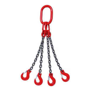 京棣工品起重吊链吊钩吊环挂钩起重链条起重吊具单位个2吨0.5米