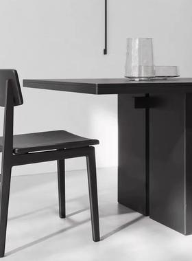 MLR-85实洽木办公桌大型议桌桌极简原木工作台工长业会风谈桌长桌