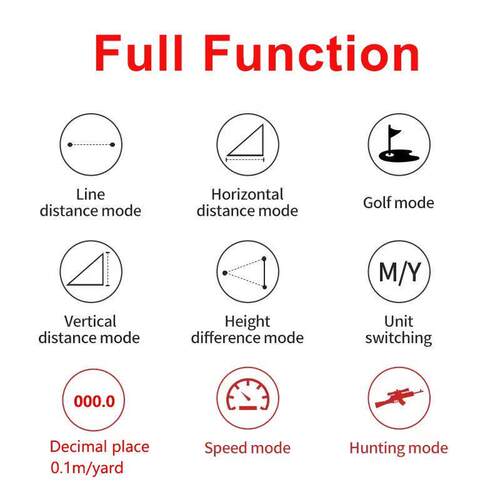 ARTBULL Laser Hunting Rangefinder 1000M Telescope Laser Dist