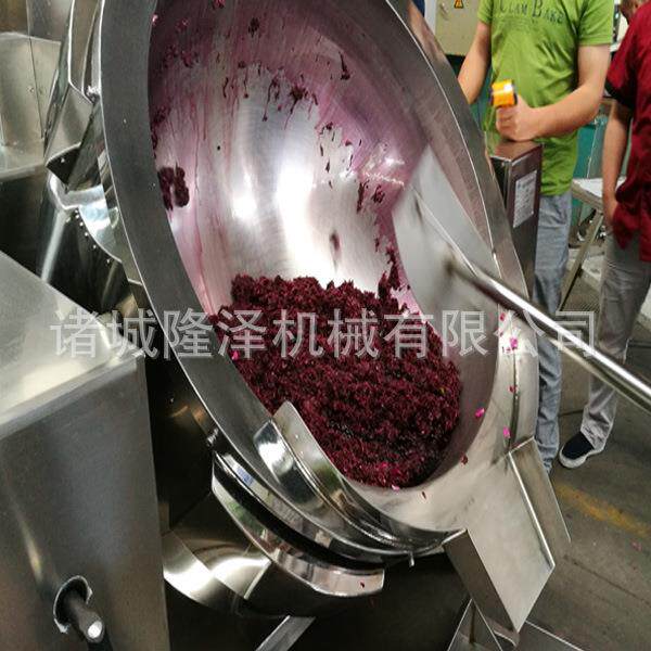 源头厂家调味品炒料机电磁行星搅拌炒锅大小可定