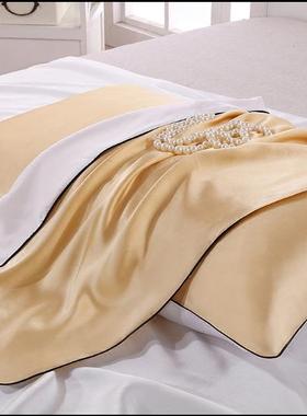 22姆4米3*6CM面真丝拼esa13单天丝3多色100桑蚕丝丝绸真丝枕套