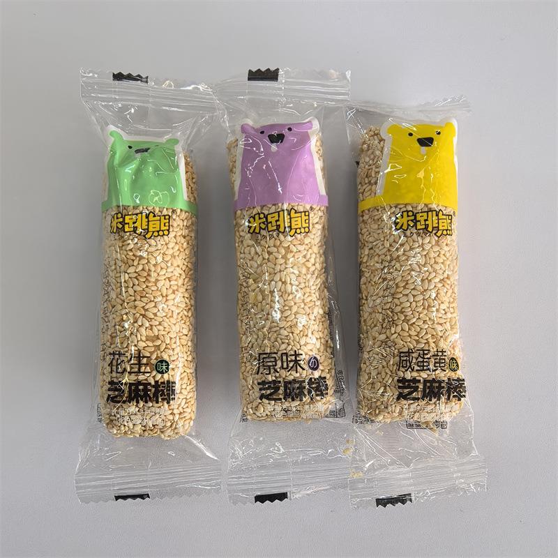 米跳熊芝麻棒3口味供选独立小包称重一箱10斤