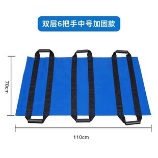 医院用担架折叠便携式加厚帆布软担架简易担架家用担架急救布担架