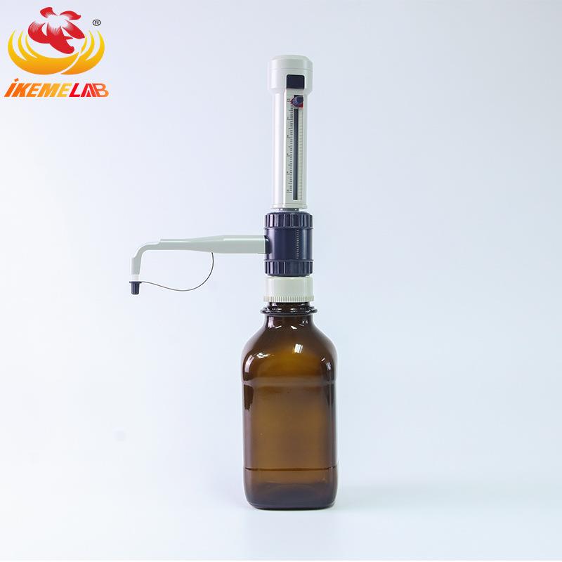 一套瓶子分实验室分050ml刻度液5带-瓶口器定量.带液器棕色可调