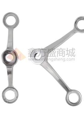 3钢04NUZ5不锈钢驳爪驳接头20型90度幕墙及材料配件幕墙配接件不