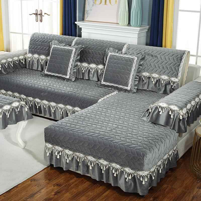 正品欧式简约现荷兰套沙发垫坐垫布艺短毛绒沙发巾防滑皮绒沙发定