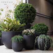 玻璃钢花盆商场花钵美陈花瓶椭圆落地特大号组合花器户外树池厂家