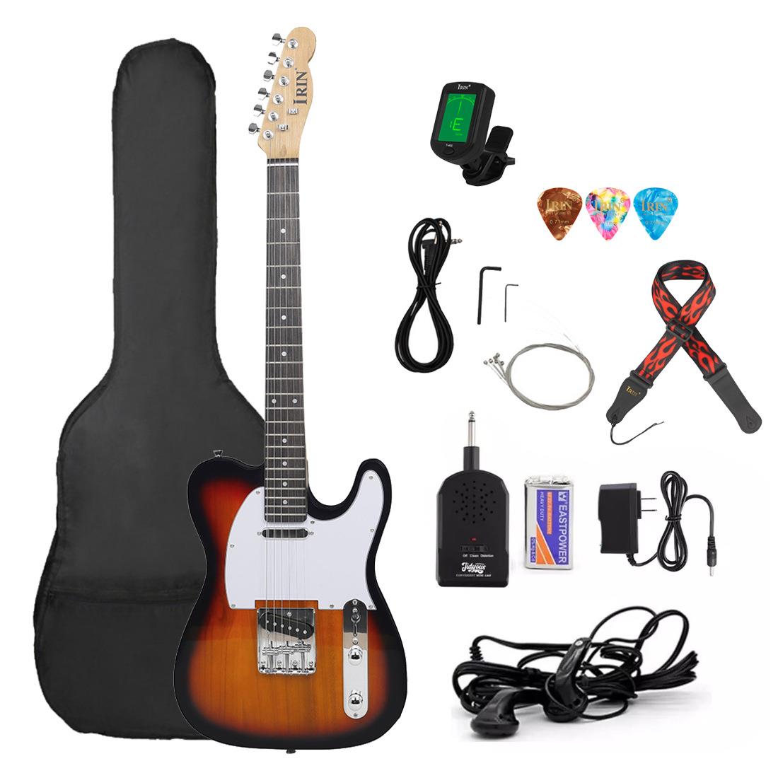 39寸电吉他22品儿童成人初学者入门电吉他套装弹拨乐器吉他guitar