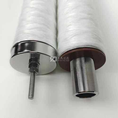 线绕6滤芯钢40寸玻璃纤线绕ZBM滤维芯101mm不锈骨架304/0.6