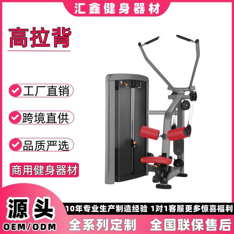 高拉背训练器健身房商用高拉背室内胸背部肩部力量训练健身器材