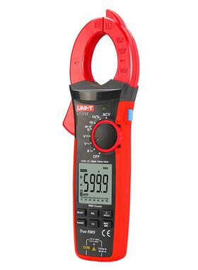 优利德UT205E/UT206B/UT207B/UT208B钳形表真有效值交直流1000A
