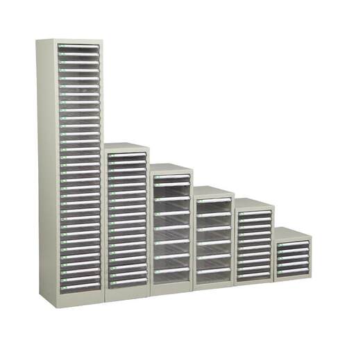 a4文件抽屉式率柜办公家具透A4S-115明抽效屉柜物桌边下桌储办公