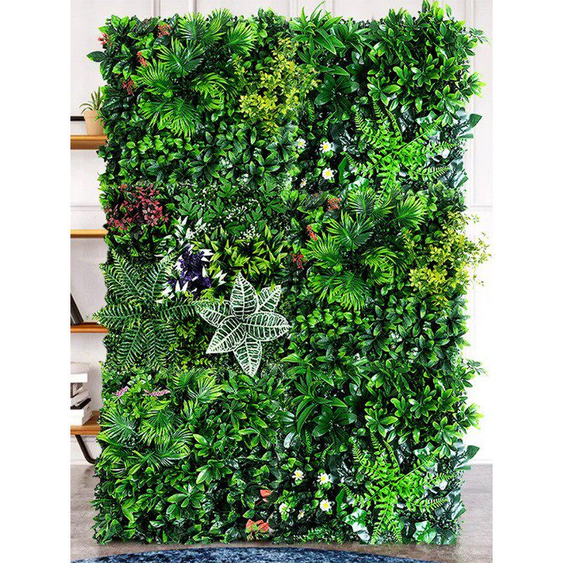 植物墙仿真植物墙绿植墙面装饰塑料草坪墙门头店招橱窗形象花艺