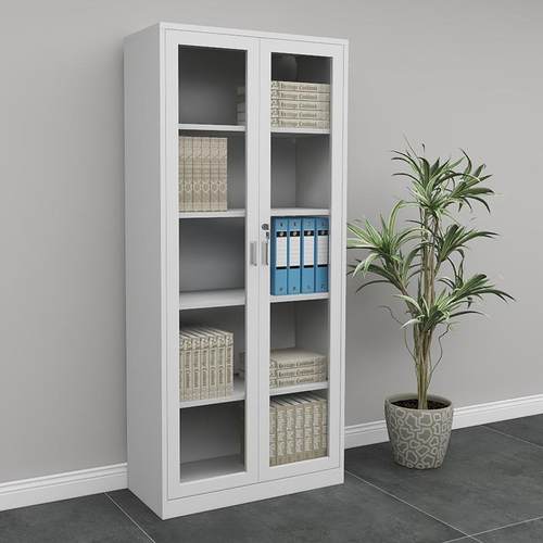 钢制办室铁皮柜文柜料柜更衣室件衣柜带锁员公工储物LD-1236杂资